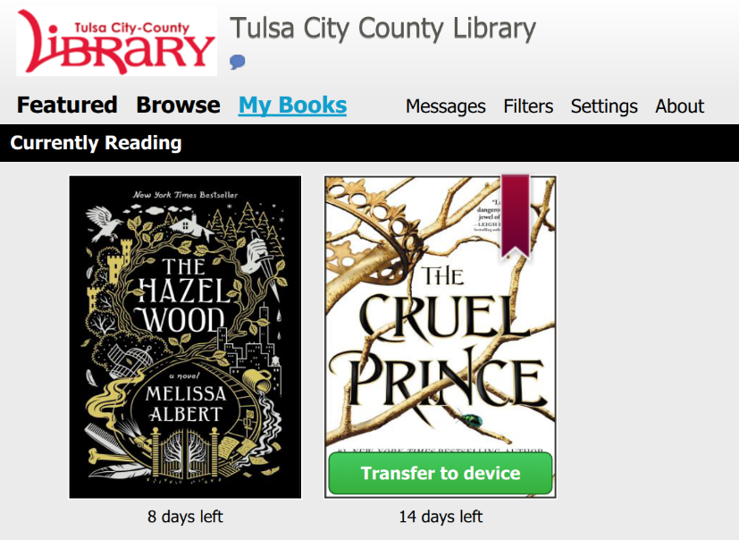 CloudLibrary Help Tulsa Library
